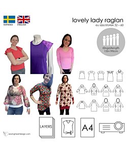 Sewingheartdesign Lovely Lady Raglan